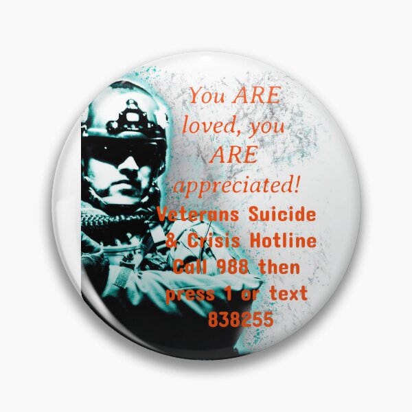 Item preview, Veterans Suicide Awareness – You Are Loved, You Are Appreciated designed and sold by MJ3in1.