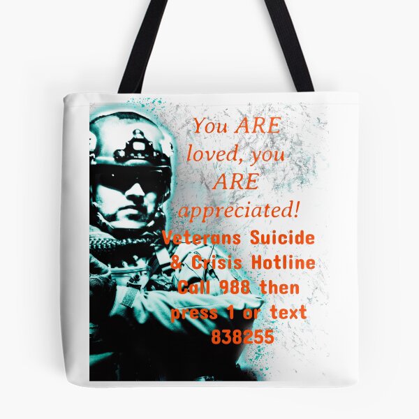 Item preview, Veterans Suicide Awareness – You Are Loved, You Are Appreciated designed and sold by MJ3in1.