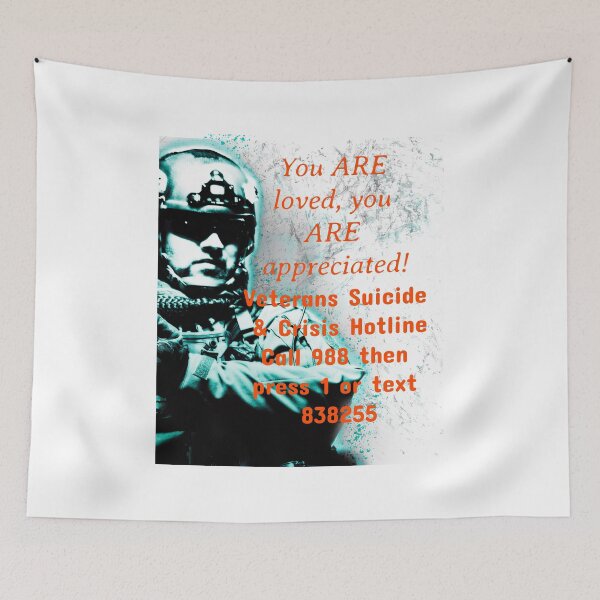 Item preview, Veterans Suicide Awareness – You Are Loved, You Are Appreciated designed and sold by MJ3in1.