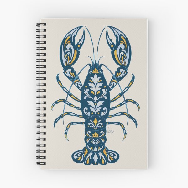 Item preview, Azulejo Style Decorative Folk Art Lobster on Tofu White designed and sold by thecolorbirdie.
