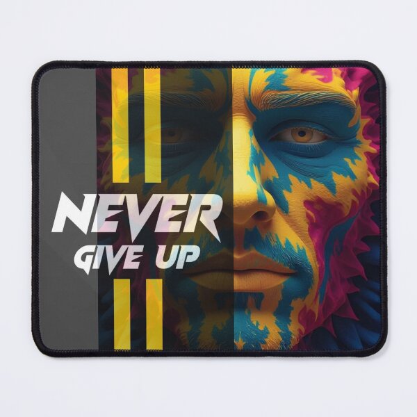 Item preview, Never Give Up Vibrant Motivational Art designed and sold by DKSH1234.