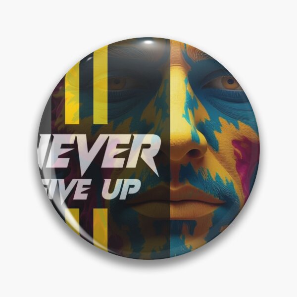 Item preview, Never Give Up Vibrant Motivational Art designed and sold by DKSH1234.