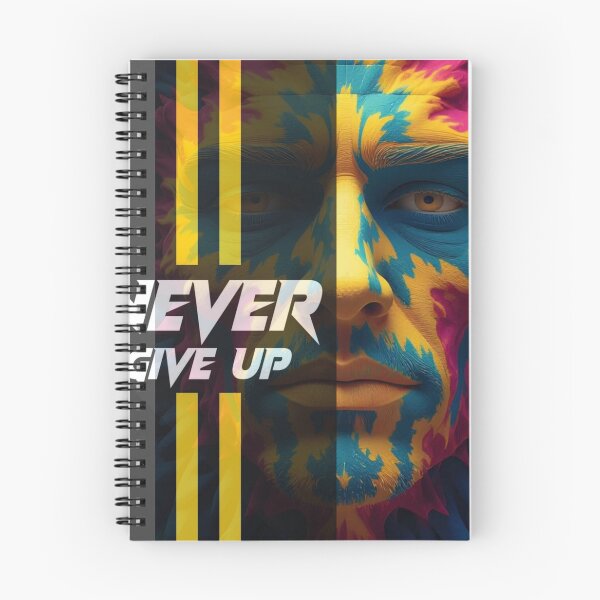 Item preview, Never Give Up Vibrant Motivational Art designed and sold by DKSH1234.