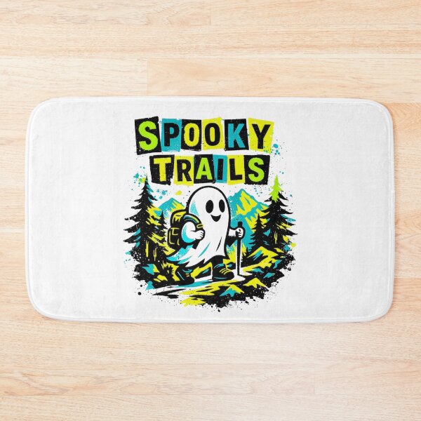 Item preview, Spooky Trails Ghost Hiker Adventure Halloween  designed and sold by GabeMountainArt.