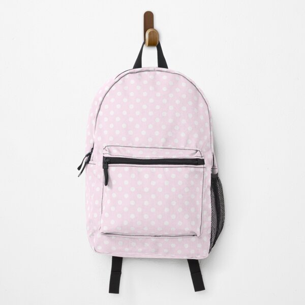 Item preview, Small White Polka Dots on Light Pink designed and sold by Pinkdeer Designs.