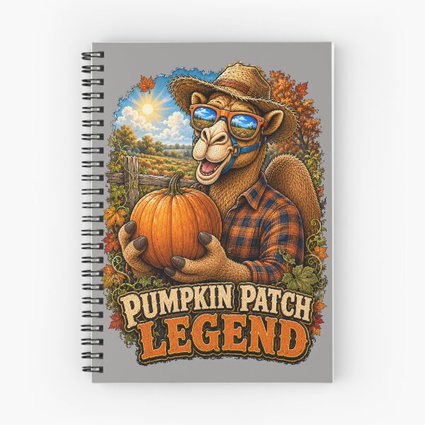 Item preview, Pumpkin Patch Legend – Quirky Camel Lover Gift - Cool Halloween Animal Graphic Camel T-Shirt designed and sold by Camel & Quirk.