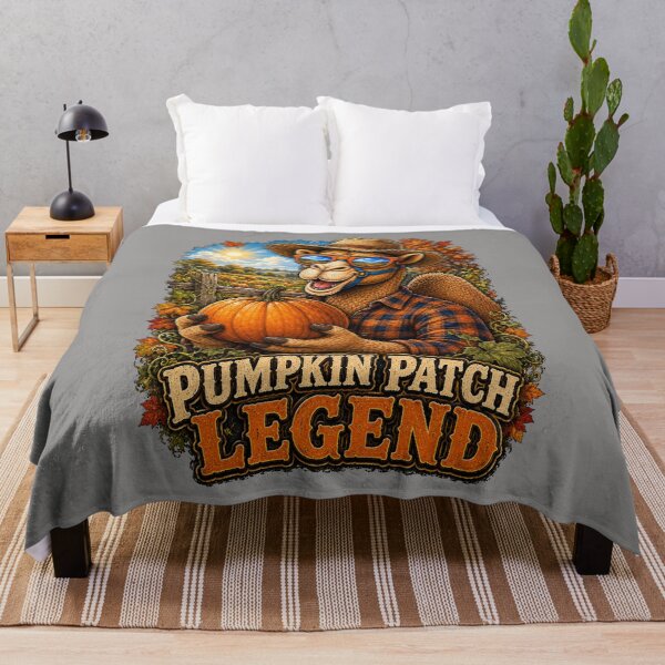 Item preview, Pumpkin Patch Legend – Quirky Camel Lover Gift - Cool Halloween Animal Graphic Camel T-Shirt designed and sold by Camel & Quirk.