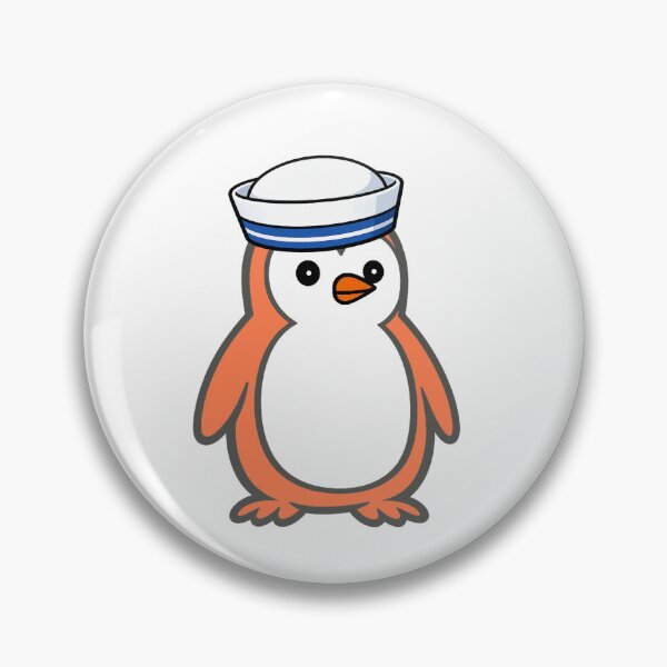 Item preview, Pippo Penguin Sailor - Cute cartoon penguin with sailor hat designed and sold by Pippo-Penguin.