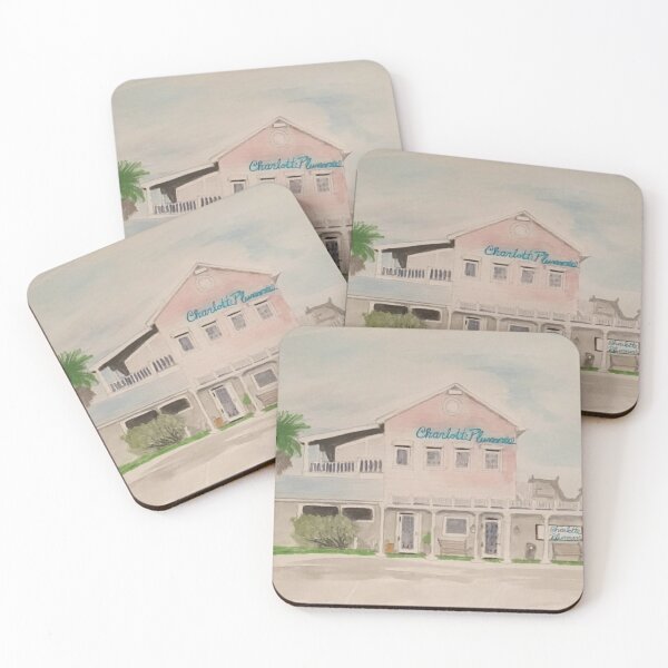 Item preview, Coastal  Restaurant Urban Sketch designed and sold by BirdandaBrush.