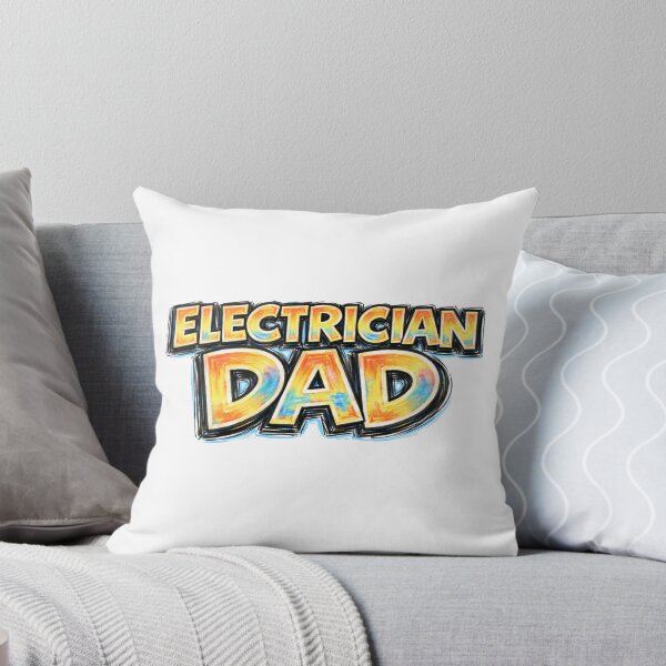 Item preview, Electrician Dad - Hand Drawn Lettering designed and sold by Mac Sketches.