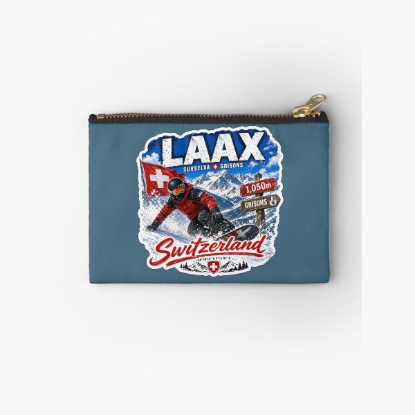 Item preview, Laax Ski Switzerland Snowboarding Skiing Alps Sticker TShirt 04 designed and sold by OuterShellUK.