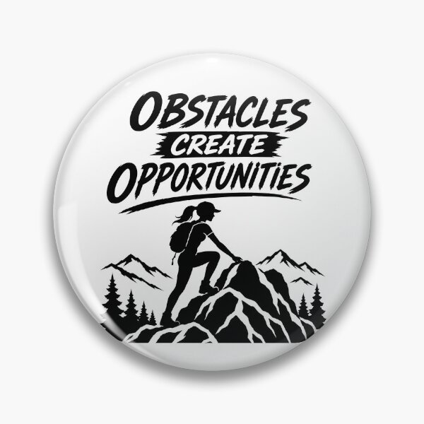 Item preview, obstacles create opportunities designed and sold by OCD_JESSICA.