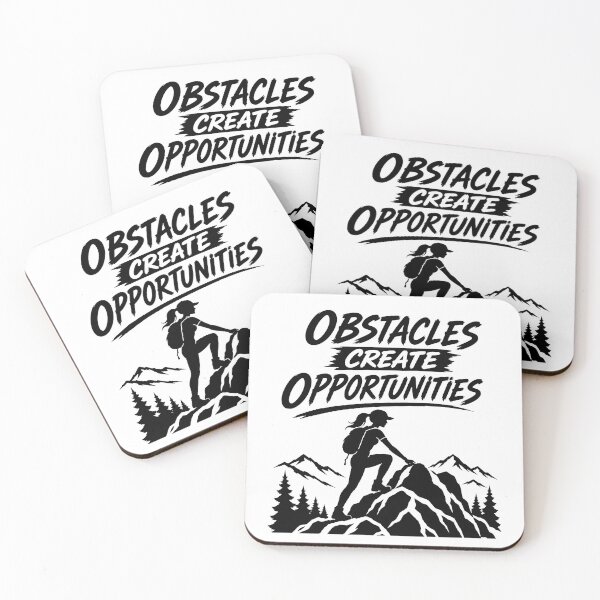 Item preview, obstacles create opportunities designed and sold by OCD_JESSICA.