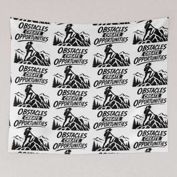 Item preview, obstacles create opportunities designed and sold by OCD_JESSICA.