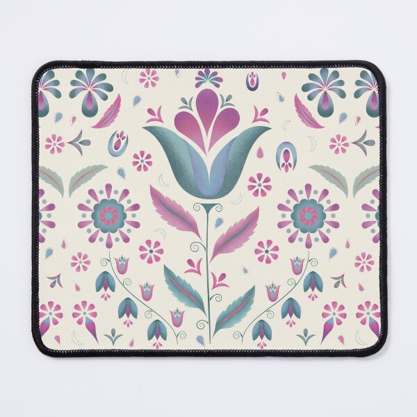 Item preview, Colourful Slovak-Inspired Folk Art Flowers designed and sold by CattDesigns.