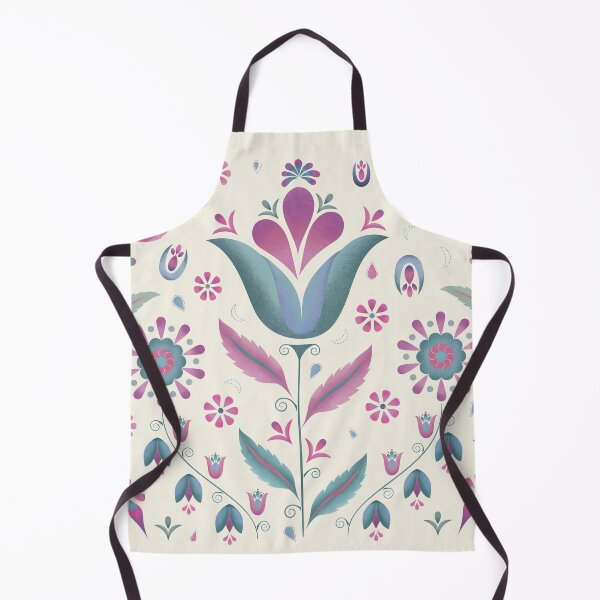 Item preview, Colourful Slovak-Inspired Folk Art Flowers designed and sold by CattDesigns.