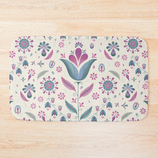 Item preview, Colourful Slovak-Inspired Folk Art Flowers designed and sold by CattDesigns.