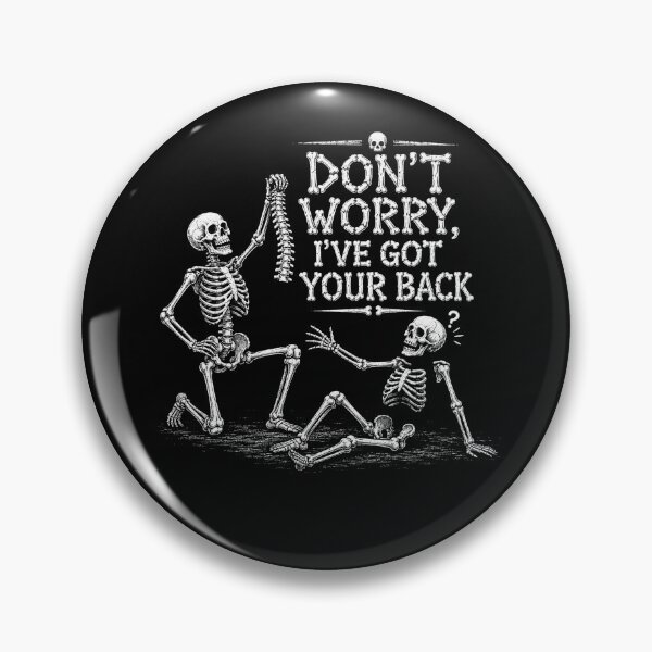 Item preview, Halloween Skeletons Don't Worry I've Got Your Back designed and sold by will freed18.