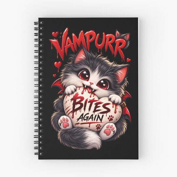 Item preview, Vampurr Bites Again Funny Cat, The Cutest Nightmare This Halloween! designed and sold by Crystal-Tree.