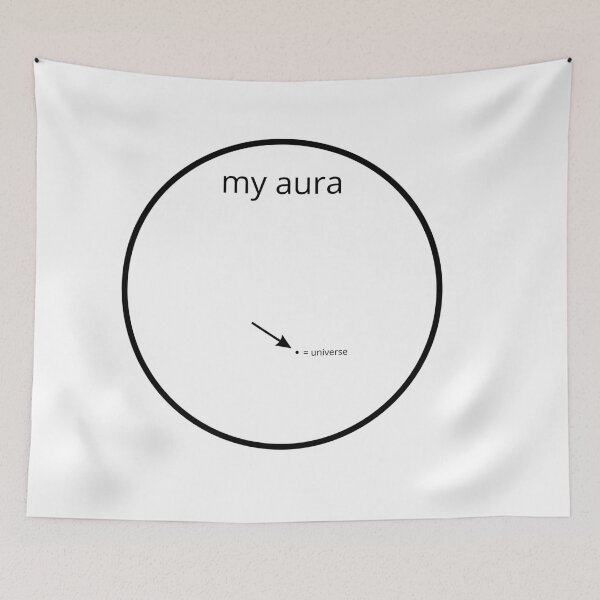 Item preview, MY AURA and universe BLACK designed and sold by Gabas Shop.