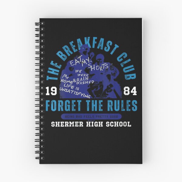 Item preview, The Breakfast Club Forget The Rules Design designed and sold by wendywildartt.