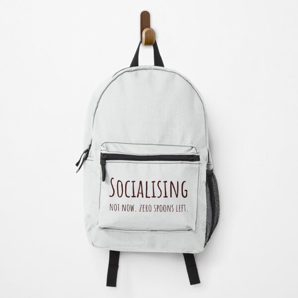 Item preview, Socialising Not Now Zero Spoons Left Neurodivergent designed and sold by Notty DOT.