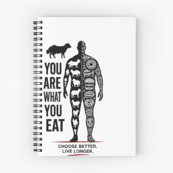 Item preview, YOU ARE WHAT YOU EAT- CHOOSE BETTER LIVE LONGER designed and sold by CarnivoreGifts.