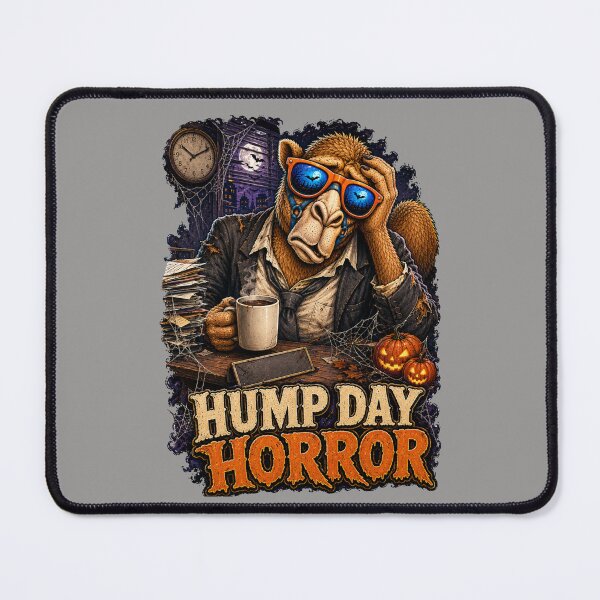 Item preview, Hump Day Horror – Fun Halloween Gift for Camel Lovers - Cool Halloween Animal Graphic Camel T-Shirt designed and sold by Camel & Quirk.
