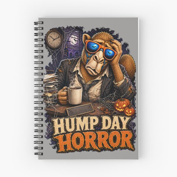 Item preview, Hump Day Horror – Fun Halloween Gift for Camel Lovers - Cool Halloween Animal Graphic Camel T-Shirt designed and sold by Camel & Quirk.