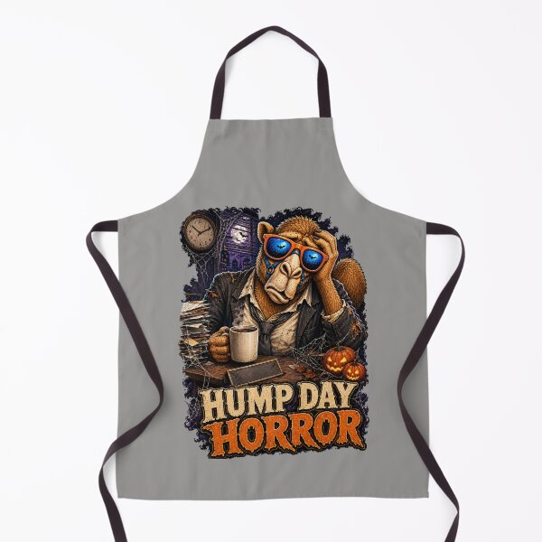 Item preview, Hump Day Horror – Fun Halloween Gift for Camel Lovers - Cool Halloween Animal Graphic Camel T-Shirt designed and sold by Camel & Quirk.