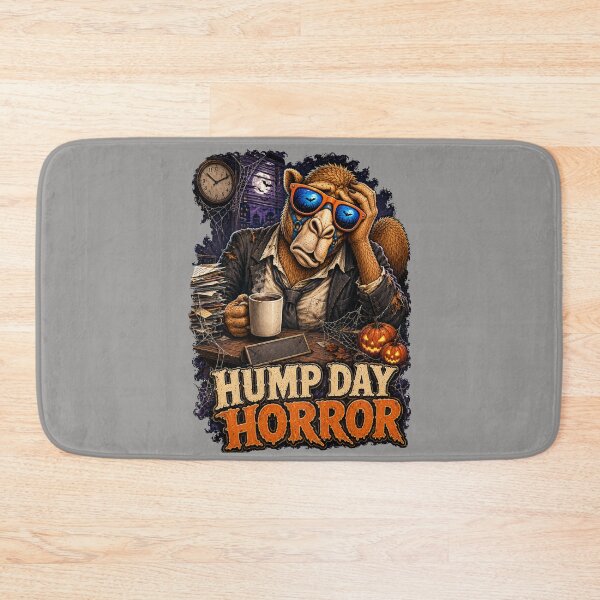 Item preview, Hump Day Horror – Fun Halloween Gift for Camel Lovers - Cool Halloween Animal Graphic Camel T-Shirt designed and sold by Camel & Quirk.