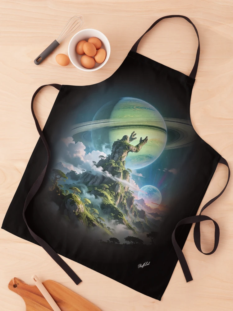 Thumbnail 1 of 6, Apron, Another World designed and sold by RaffArte.