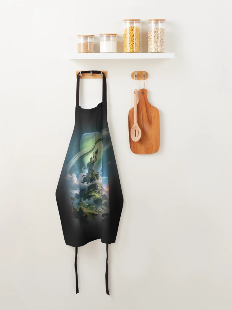 Thumbnail 4 of 6, Apron, Another World designed and sold by RaffArte.