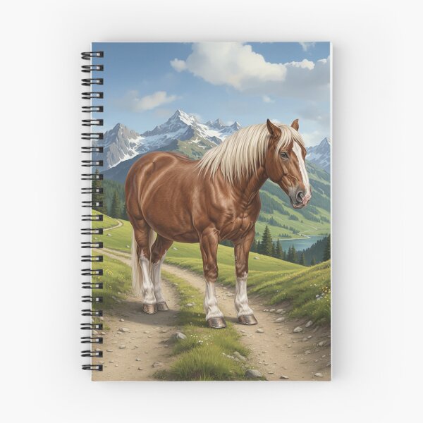 Item preview, The Abtenauer horse and a landscape of Austria designed and sold by Cheval-de-coeur.