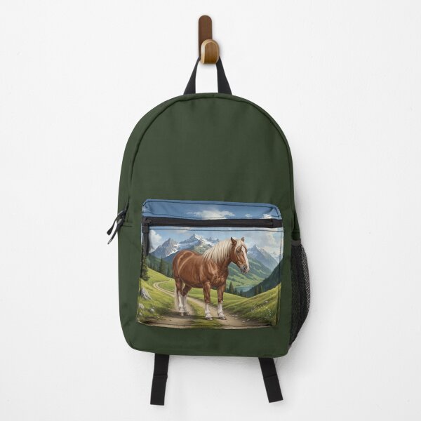 Item preview, The Abtenauer horse and a landscape of Austria designed and sold by Cheval-de-coeur.
