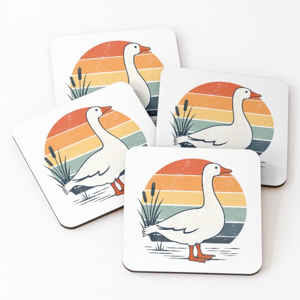 Item preview, Retro Vintage Goose Wildlife Sunset Nature  designed and sold by Moizento.