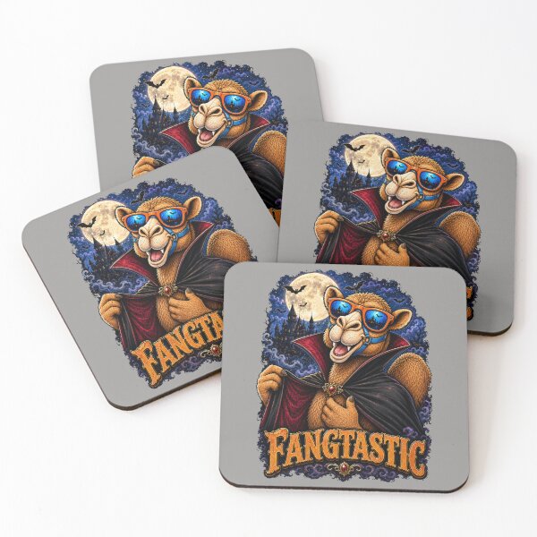 Item preview, Funny Halloween Camel – Fangtastic Camel Gift - Cool Halloween Animal Graphic Camel T-Shirt designed and sold by Camel & Quirk.