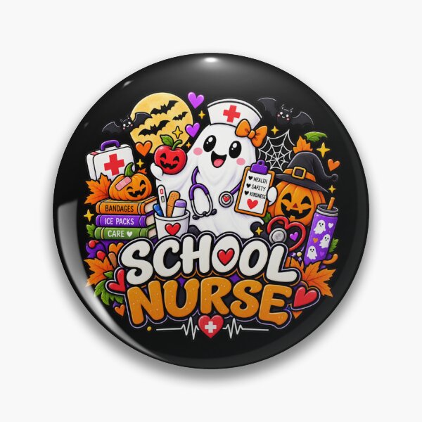 Item preview, School Nurse Halloween Gift Cute Ghost Nurse Style designed and sold by Corvoria.