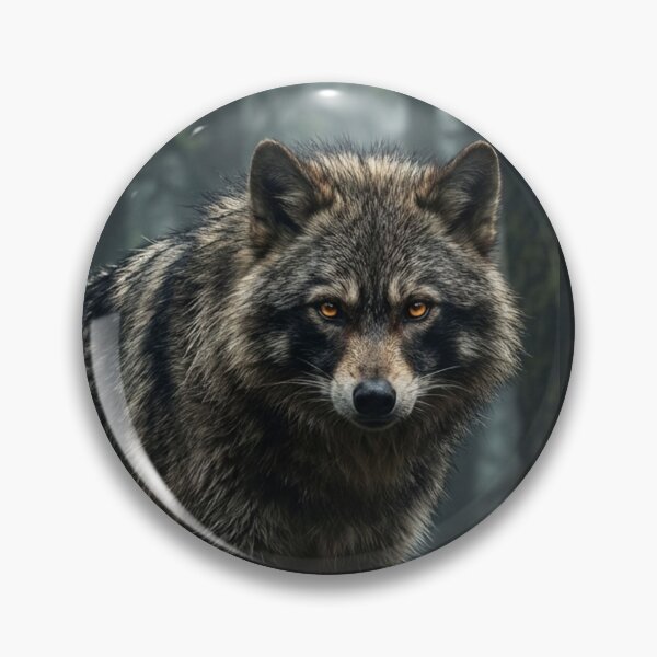 Item preview, The Watcher — Gray Wolf in the Mist designed and sold by TreatLLC.