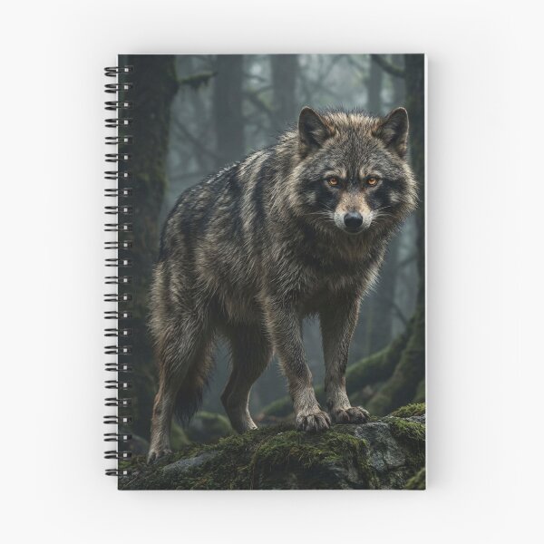 Item preview, The Watcher — Gray Wolf in the Mist designed and sold by TreatLLC.