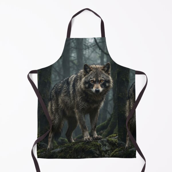 Item preview, The Watcher — Gray Wolf in the Mist designed and sold by TreatLLC.