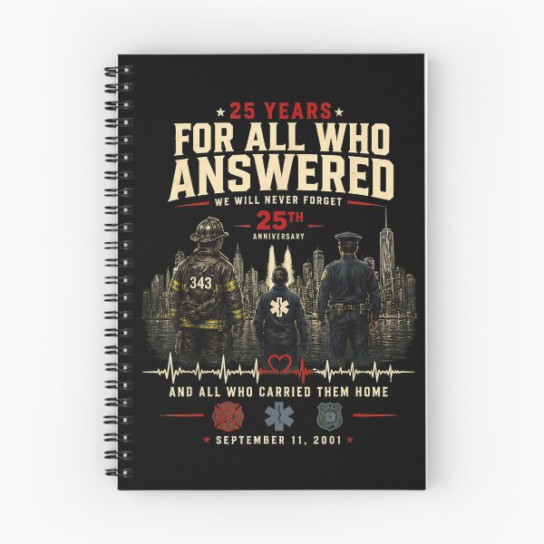 Item preview, 25 Years First Responders Never Forget Patriotic Remembrance Graphic designed and sold by Remontadarnia.
