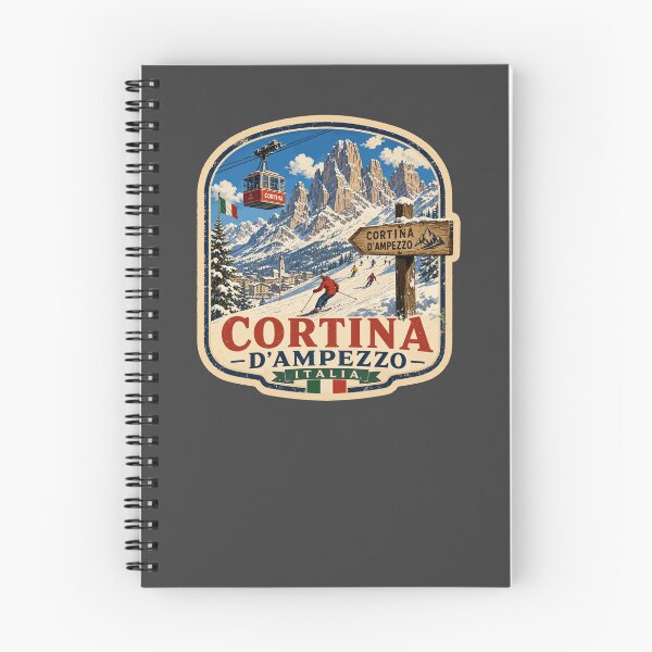 Item preview, Cortina d'Ampezzo Italy Italia Ski Skiing Dolomites Sticker TShirt 07 designed and sold by OuterShellUK.