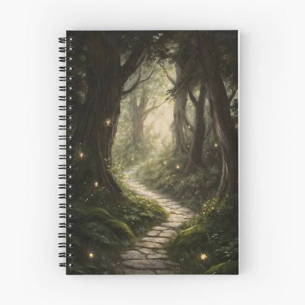 Item preview, Gothic Enchanted Forest Stone Path Painting designed and sold by DarkHolyQueen.