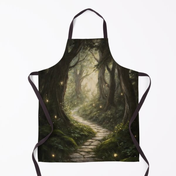 Item preview, Gothic Enchanted Forest Stone Path Painting designed and sold by DarkHolyQueen.