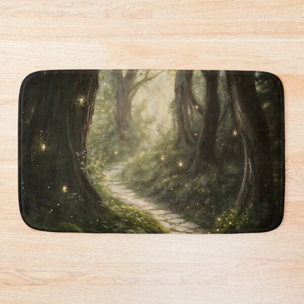 Item preview, Gothic Enchanted Forest Stone Path Painting designed and sold by DarkHolyQueen.