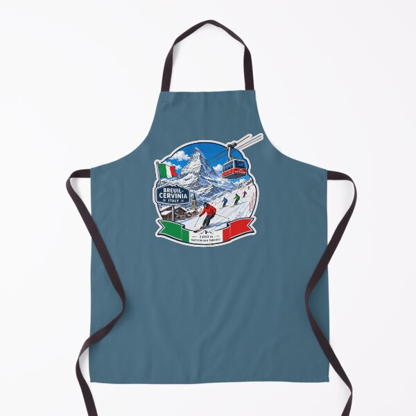 Item preview, Cervinia Italy Italia Ski Skiing Italian Alps Sticker TShirt 06 designed and sold by OuterShellUK.