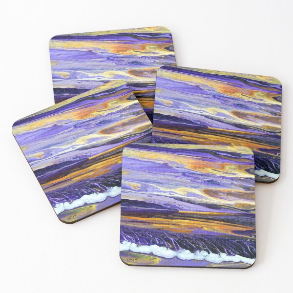Item preview, Purple Dawn at the Sea designed and sold by BreezyZen.