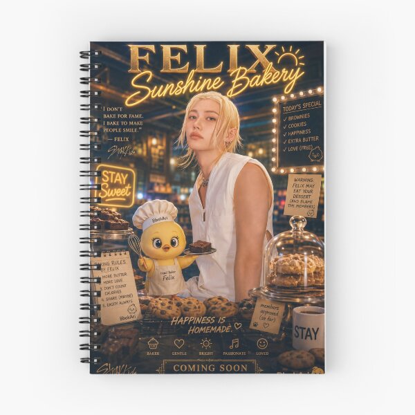 Item preview, Felix sunshine SKZ Bbokari kpop skz skzoo you make stray kids stay comeback bang chan lee know changbin hyunjin han seungmin IN world tour 5 star divine poster designed and sold by Kpop-Noona.