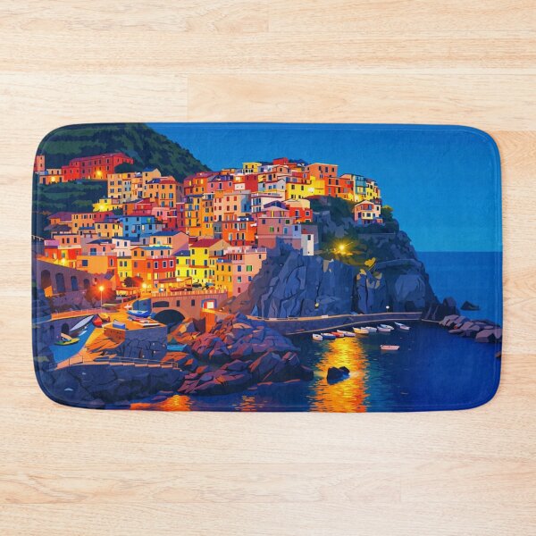 Item preview, Manarola Night In Cinque Terre designed and sold by Creative_Canvas.